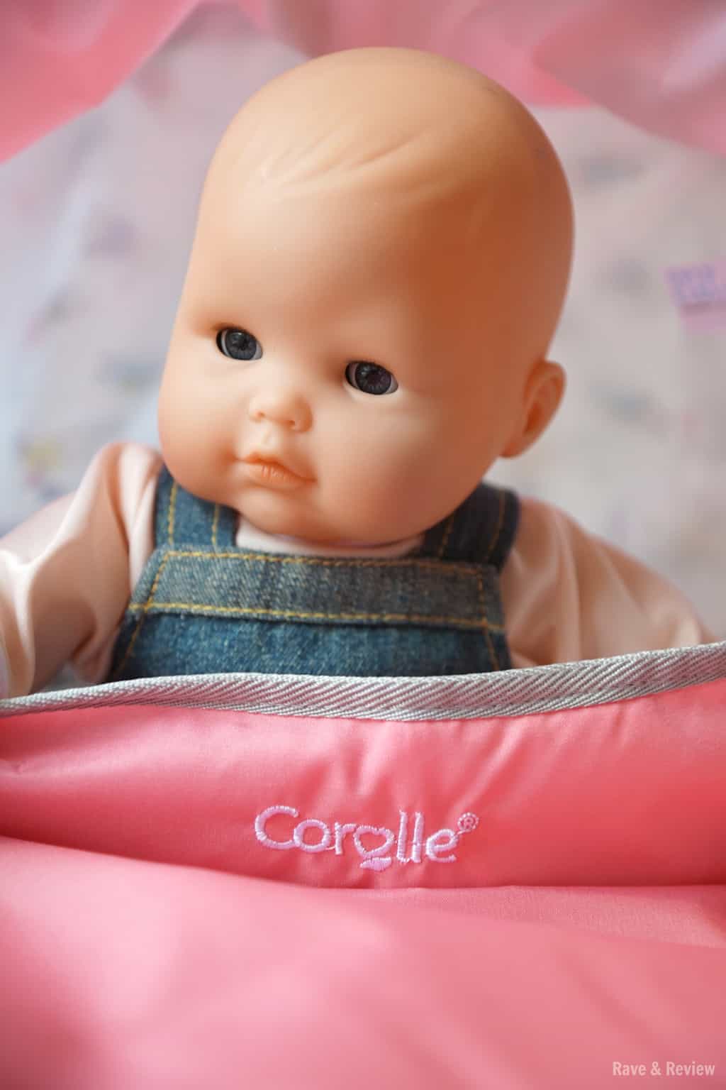 Corolle doll bundled up