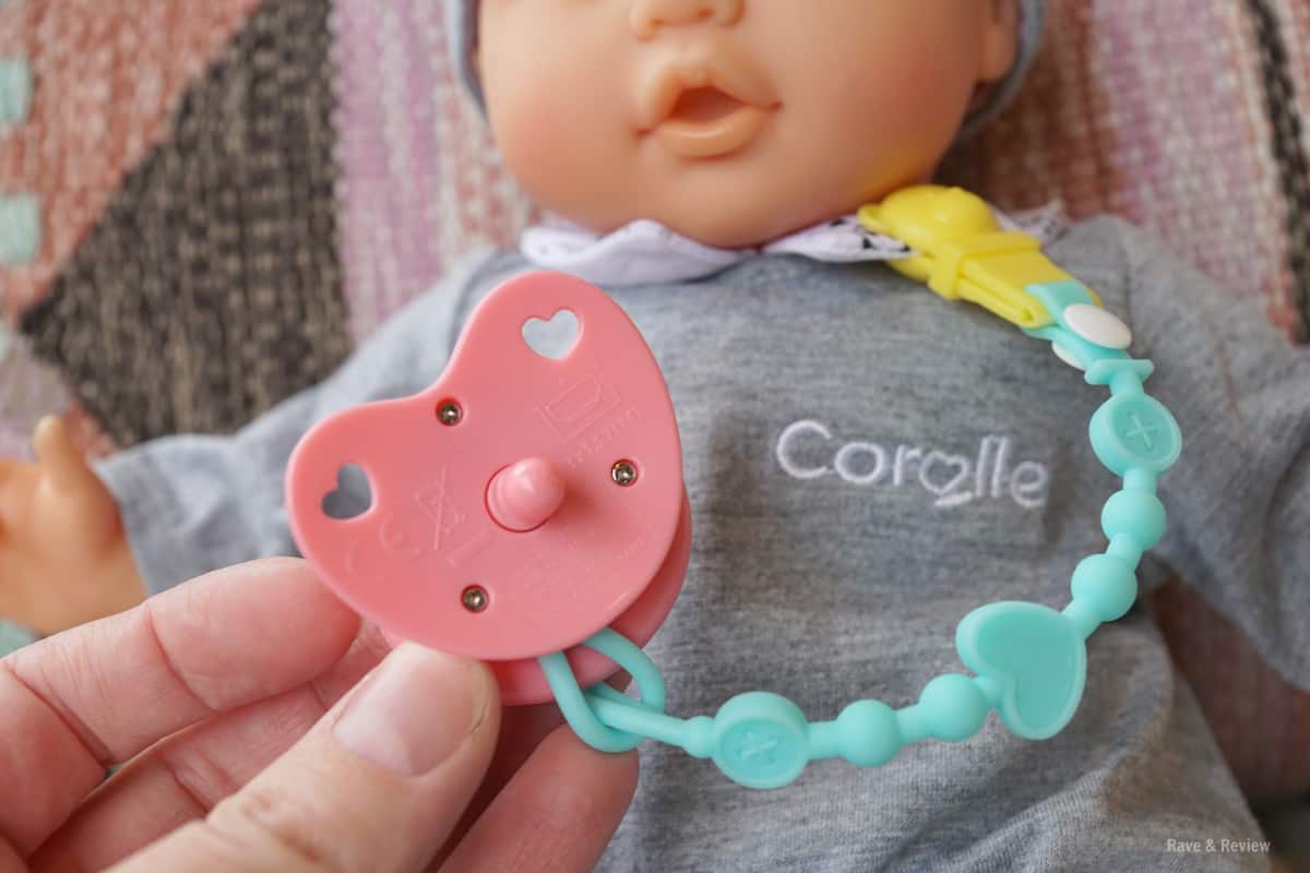 Corolle pacifier with baby