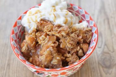 Apple crisp with self rising flour