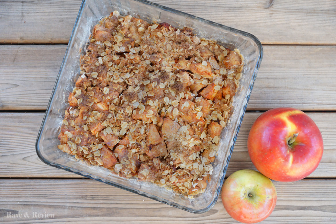 Apple crisp with self rising flour - Rave & Review