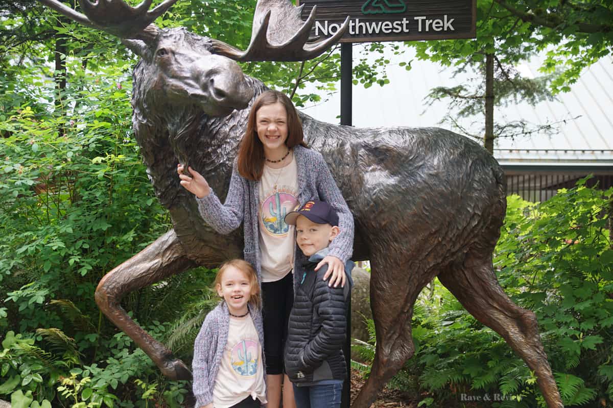 Northwest Trek Wild Drive moose sign