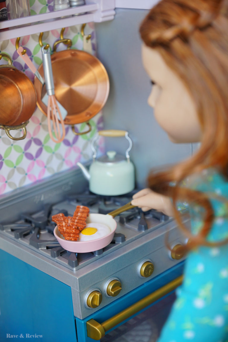 Extended play with the new American Girl kitchen - Rave &amp; Review