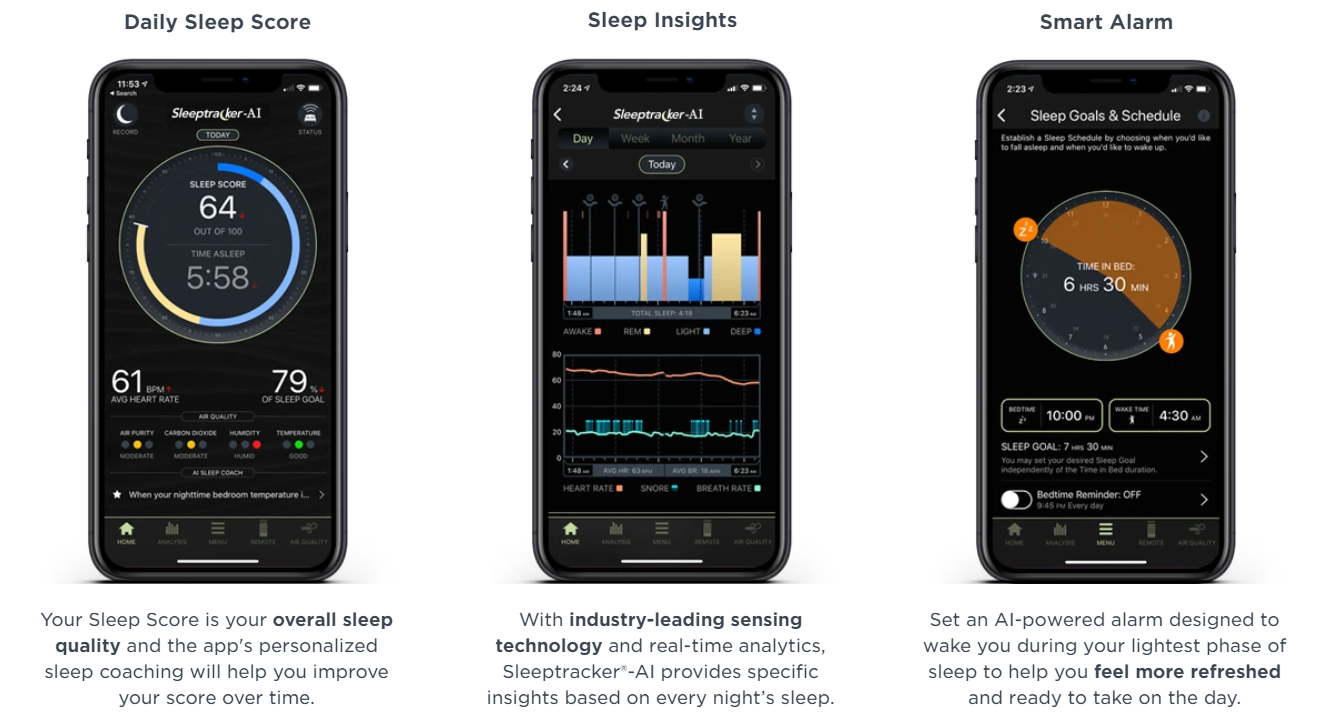Smart sleep with TempurPedic Sleeptracker Rave & Review