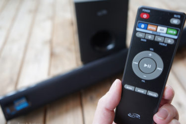 Improve your audio with a sound bar with subwoofer