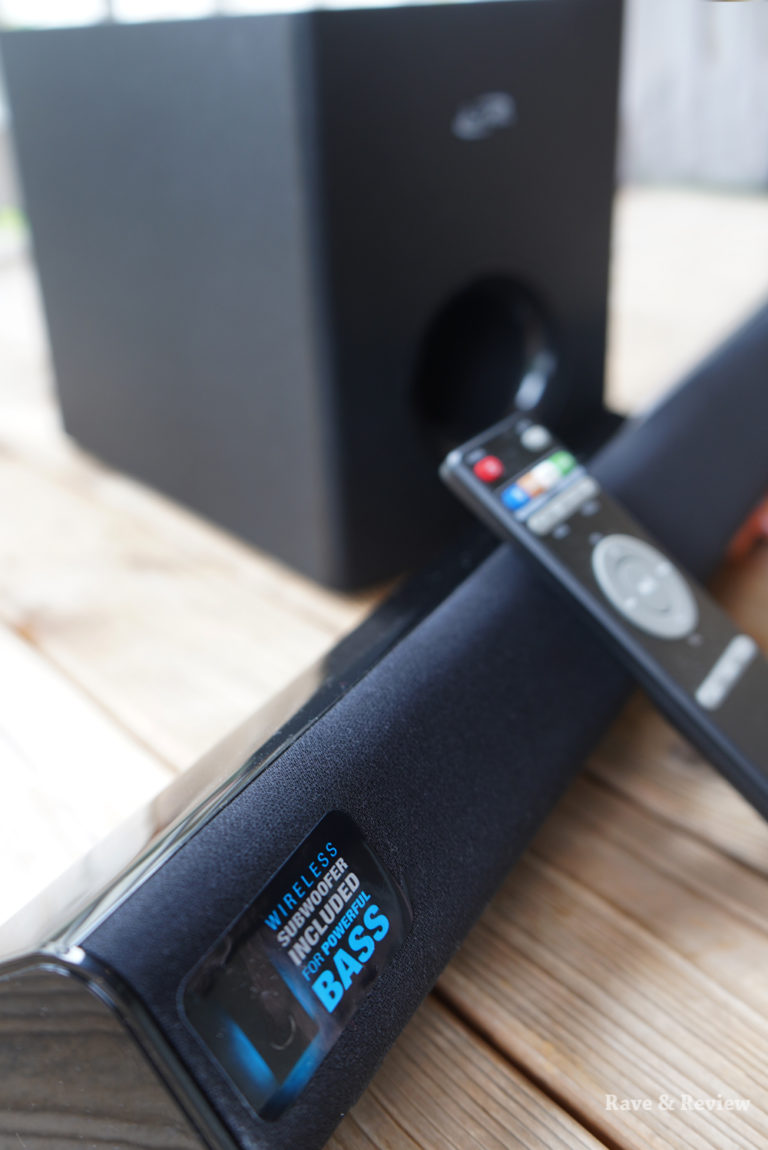 Improve your audio with a sound bar with subwoofer Rave & Review