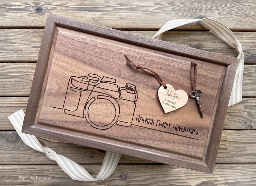 Mad Tree Woodcrafts personalized keepsake box