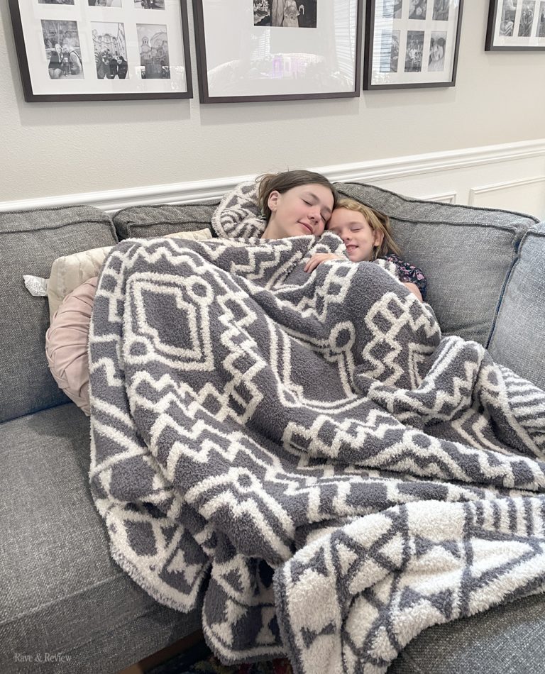 Cuddle up in Sunset Snuggles luxury blankets Rave & Review