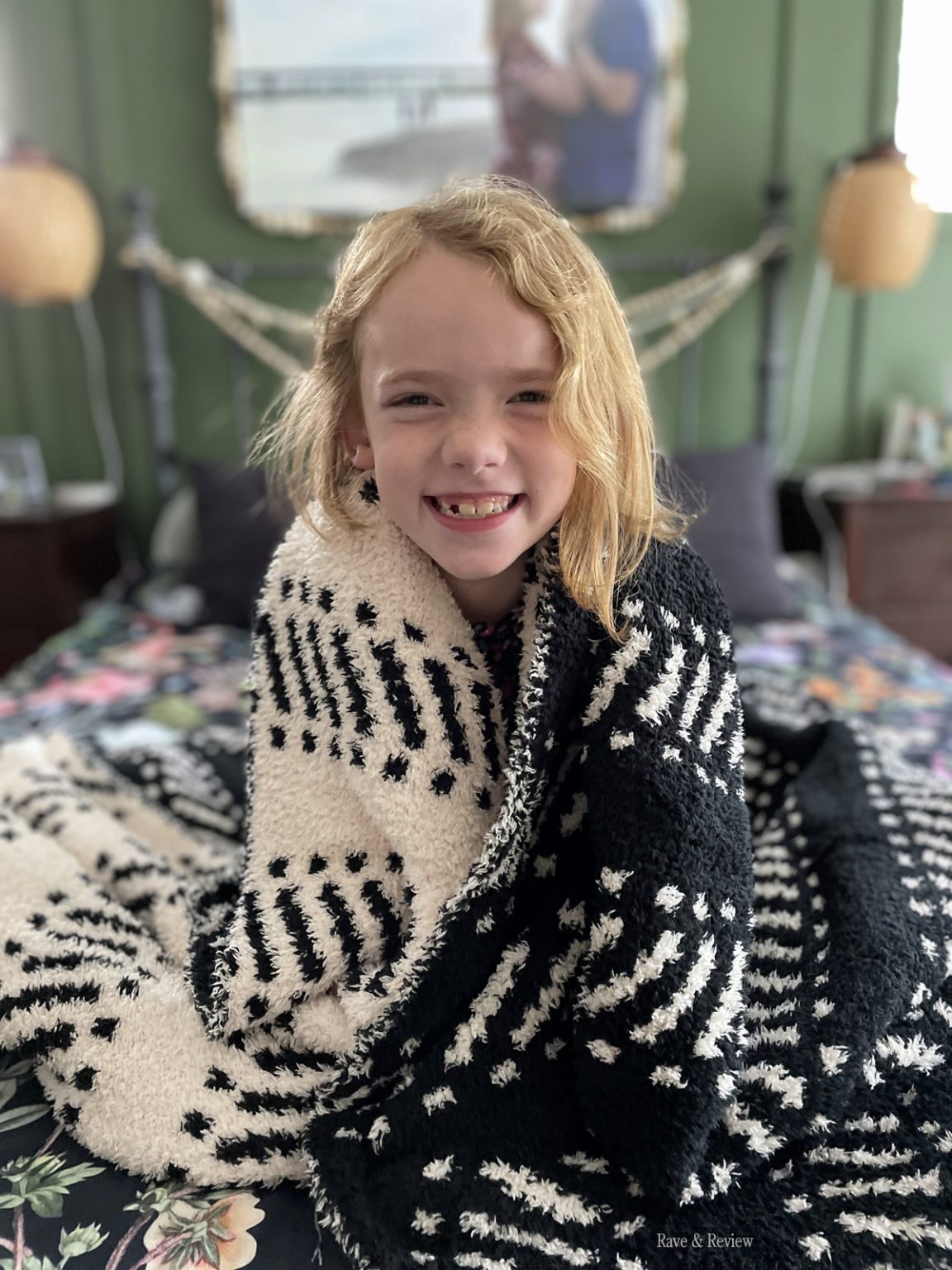Cuddle up in Sunset Snuggles luxury blankets Rave & Review