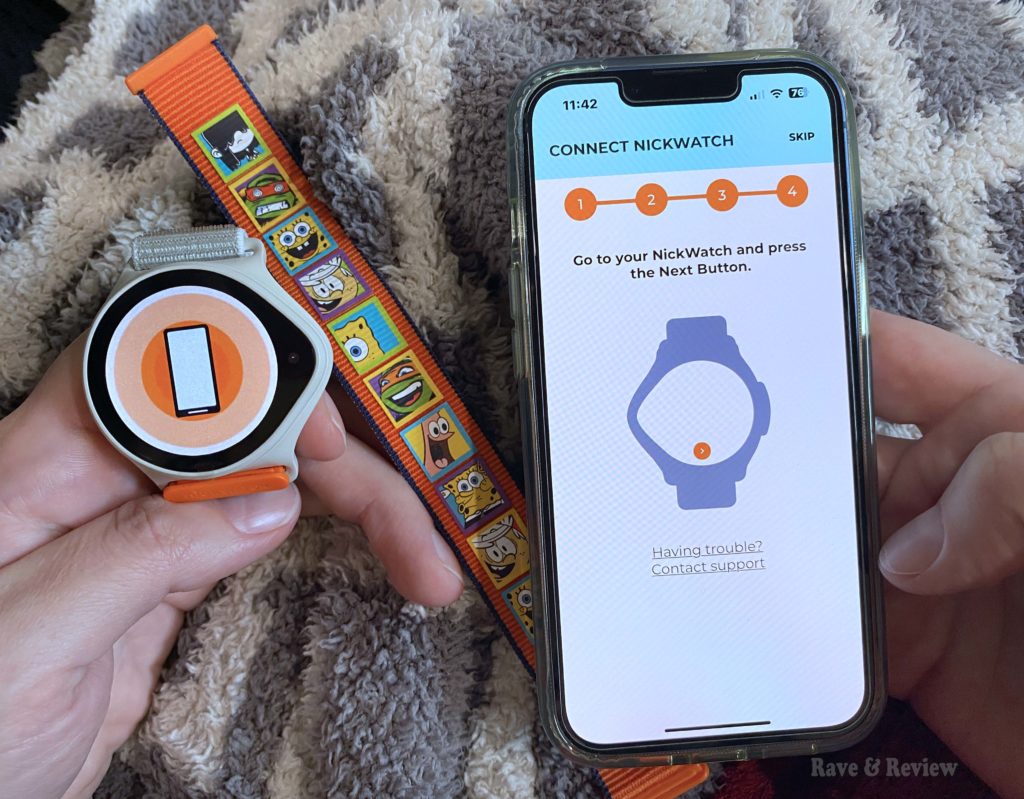 NickWatch smartwatch for kids