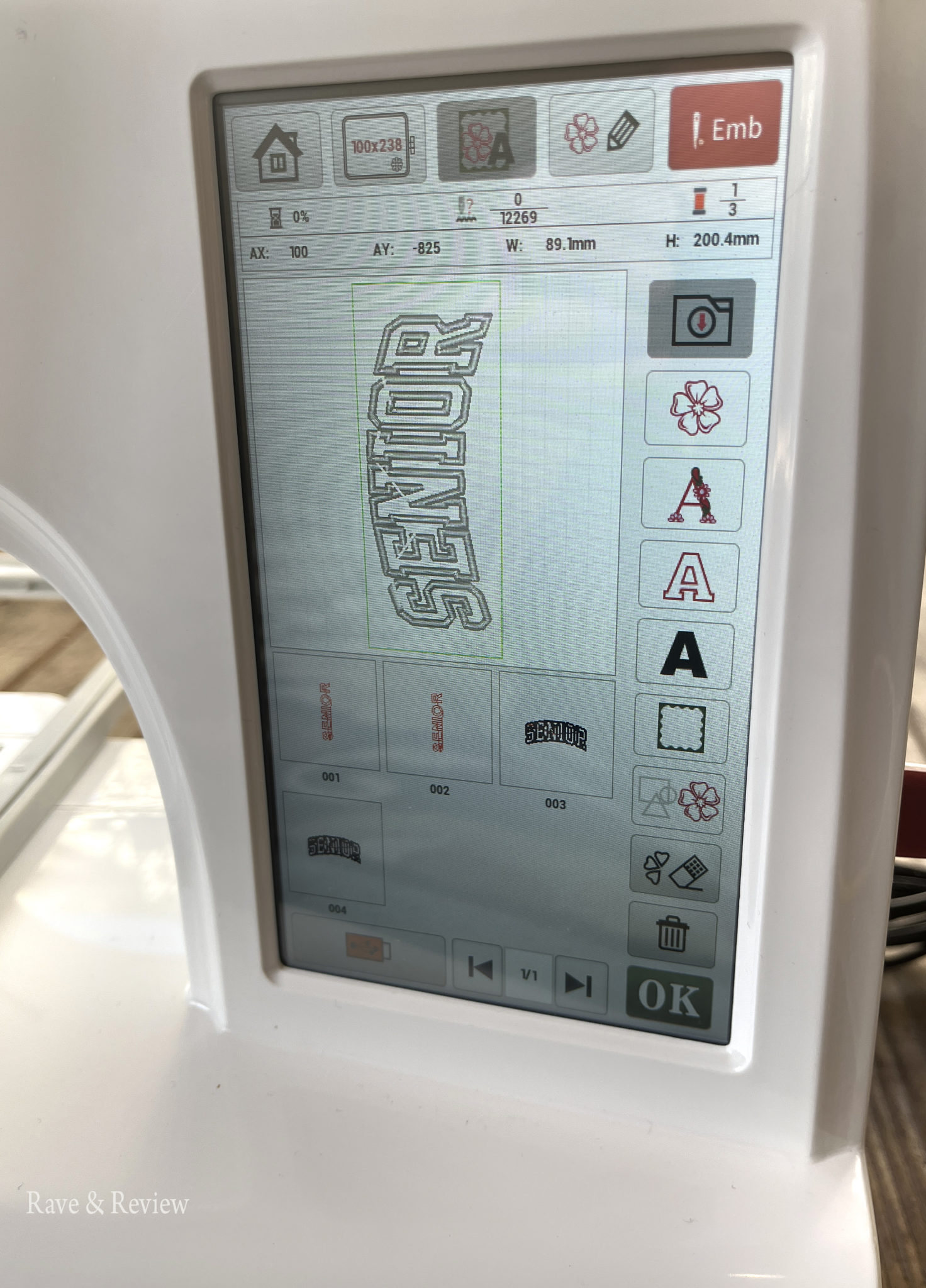 Caydo CE01 smart embroidery machine - Rave & Review